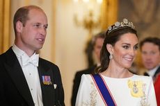 Kate Middleton Pakai Tiara Langka di Jamuan Resmi Kerajaan Inggris