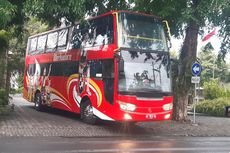 Ibu Negara Iriana Bersama Keluarga Pesan Bus Tingkat Werkudara Berwisata Keliling Solo