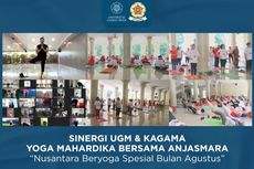 Sinergi dengan Kagama, UGM Gelar Yoga Bareng Anjasmara