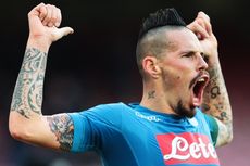 Hasil Liga Italia, Hamsik Lampaui Gol Maradona di Napoli