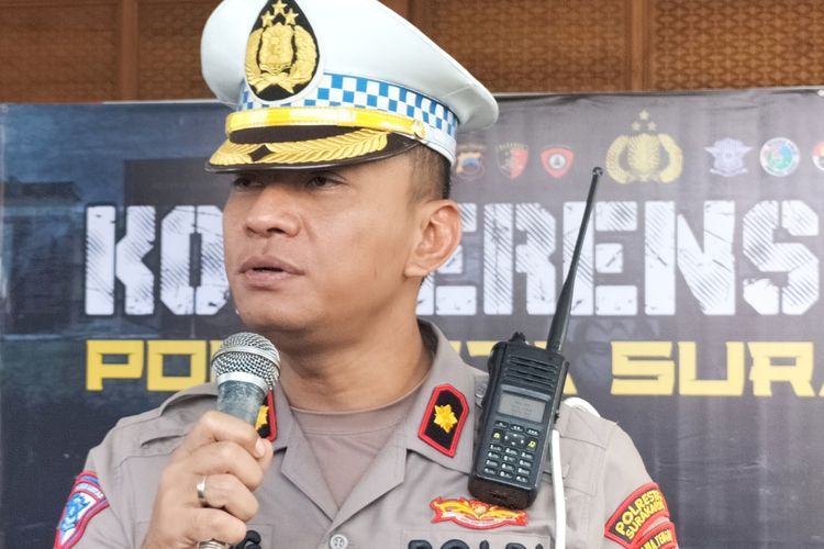 Kepala Satuan Lalu Lintas (Kasatlantas) Kepolisian Resor Kota (Polresta) Solo, Kompol Agung Yudiawan, Selasa (14/3/2023).
