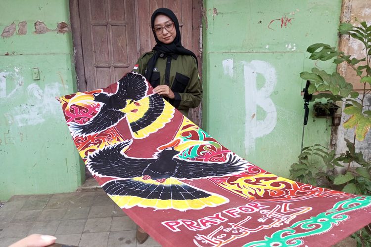 Resah Soal Karhutla Kalimantan, Mahasiswi Pekalongan Tuangkan 