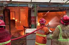 Kebakaran Melanda Pasar Ciawi Tasikmalaya, 200 Kios Dilalap Api