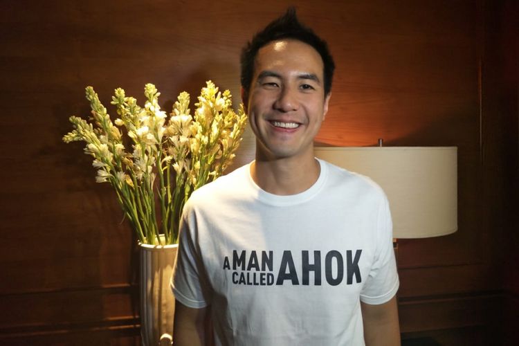 Daniel Mananta saat ditemui usai jumpa pers peluncuran teaser Film A Man Called Ahok di Metropolle XXI, Jakarta Pusat, Rabu (6/9/2018).