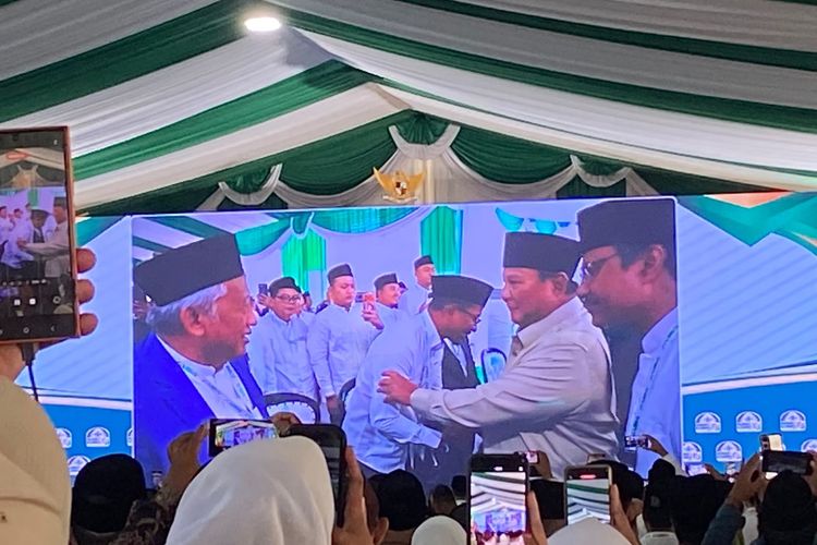 Rais Aam PBNU Miftachul Akhyar hingga Gus Ipul Sambut Prabowo di Munas NU di Bangkalan
