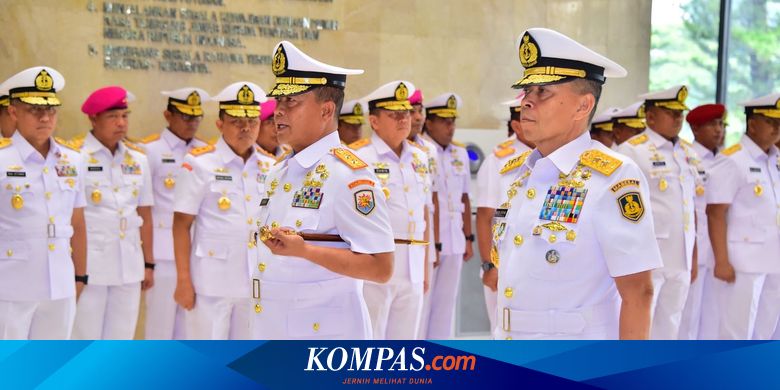 KSAL Pimpin Sertijab, Laksda Yayan Sofiyan Jabat Asops KSAL Gantikan Laksda Denih Hendrata