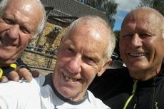 Kakek 75 Tahun Lari Maraton 75 Hari demi Galang Dana untuk SLB