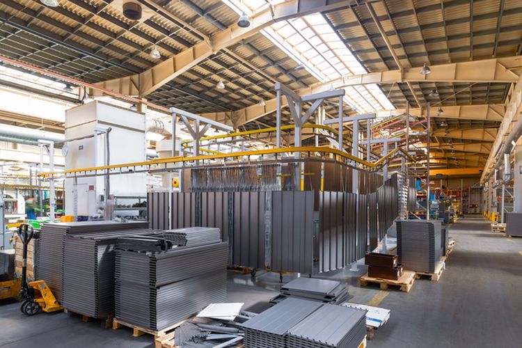 Ilustrasi industri baja.