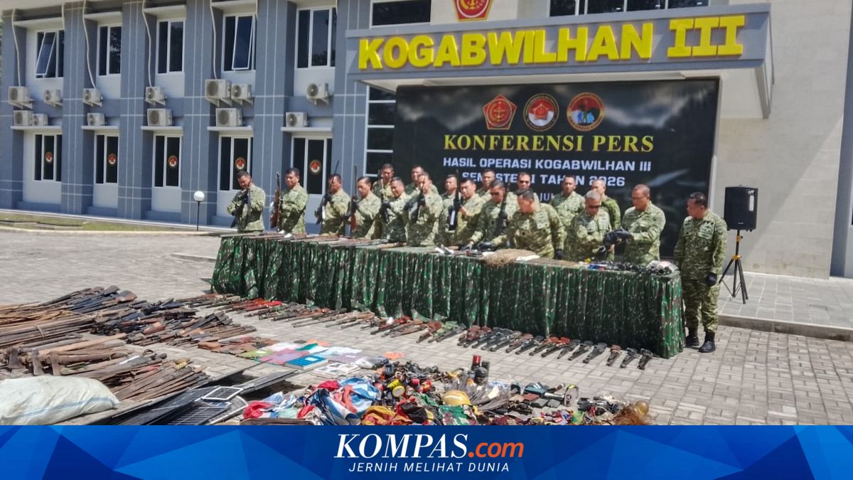 Kogabwilhan III Sita Puluhan Senjata, Ganja Hingga Perlengkapan OPM