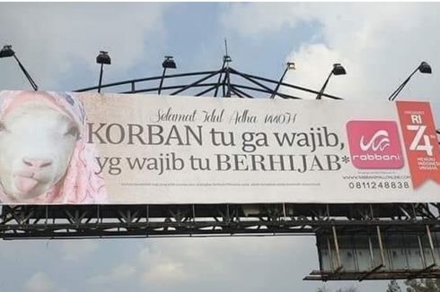 Viral Iklan Kambing Berhijab di Bandung, Ini Penjelasan Rabbani