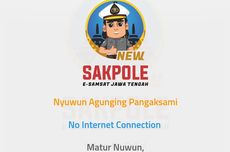 Aplikasi Samsat Online New Sakpole Jateng Tidak Dapat Diakses