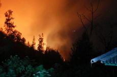 Puluhan Hektar Lahan di Gunung Ijen Terbakar Lagi
