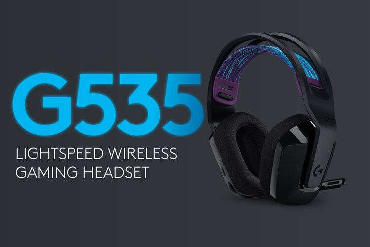 Headset gaming wireless G535 Lightspeed.