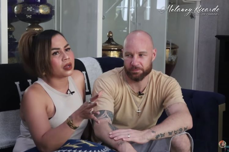 Pasangan artis Melaney Ricardo dan Tyson Lynch