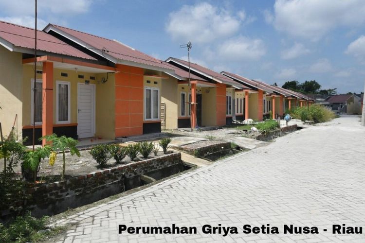 Contoh perumahan bagi masyarakat berpenghasilan rendah (MBR). 