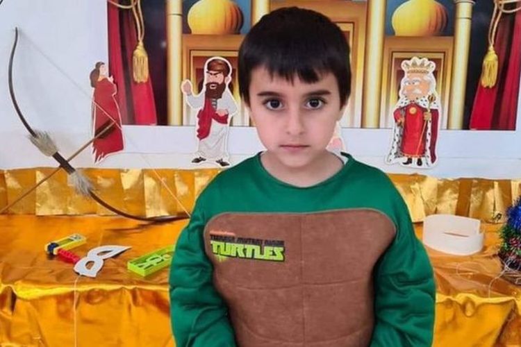 Ido Avigal 5 tahun, yang terbunuh akibat serangan roket Hamas. [TWITTER VIA BBC INDONESIA]