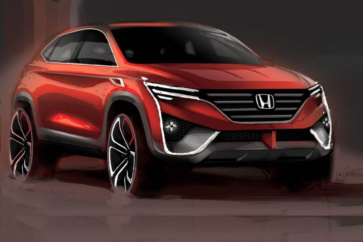 Hasil render Honda HR-V 2021