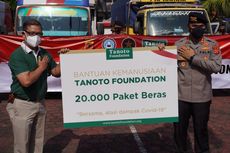 Bantu Masyarakat Terdampak Pandemi, Tanoto Foundation Donasikan 300 Ton Beras Premium