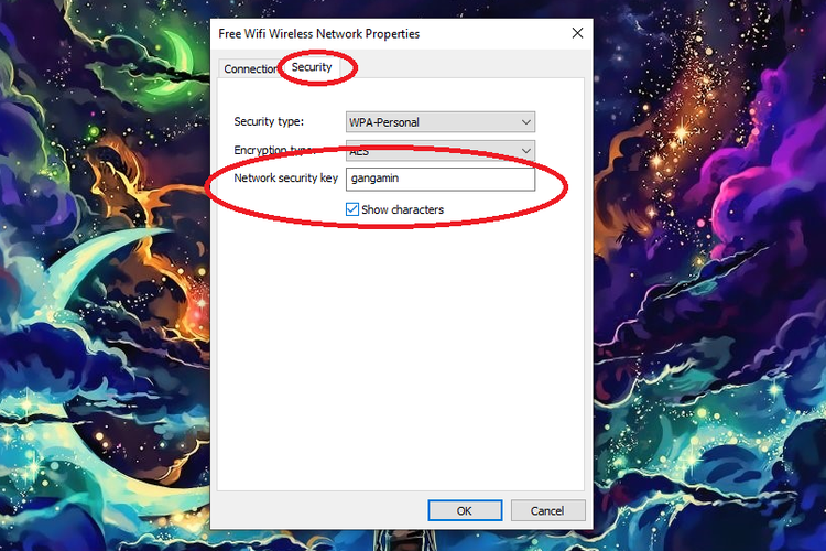 Ilustrasi cara lihat password di Windows