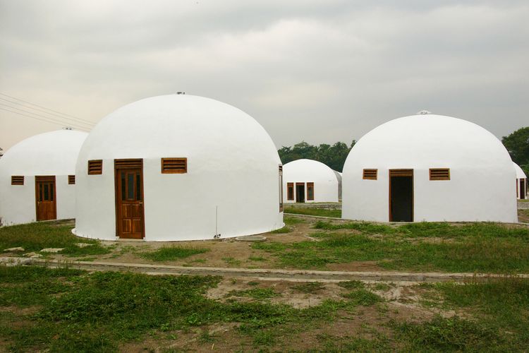 Rumah dengan arsitektur dome