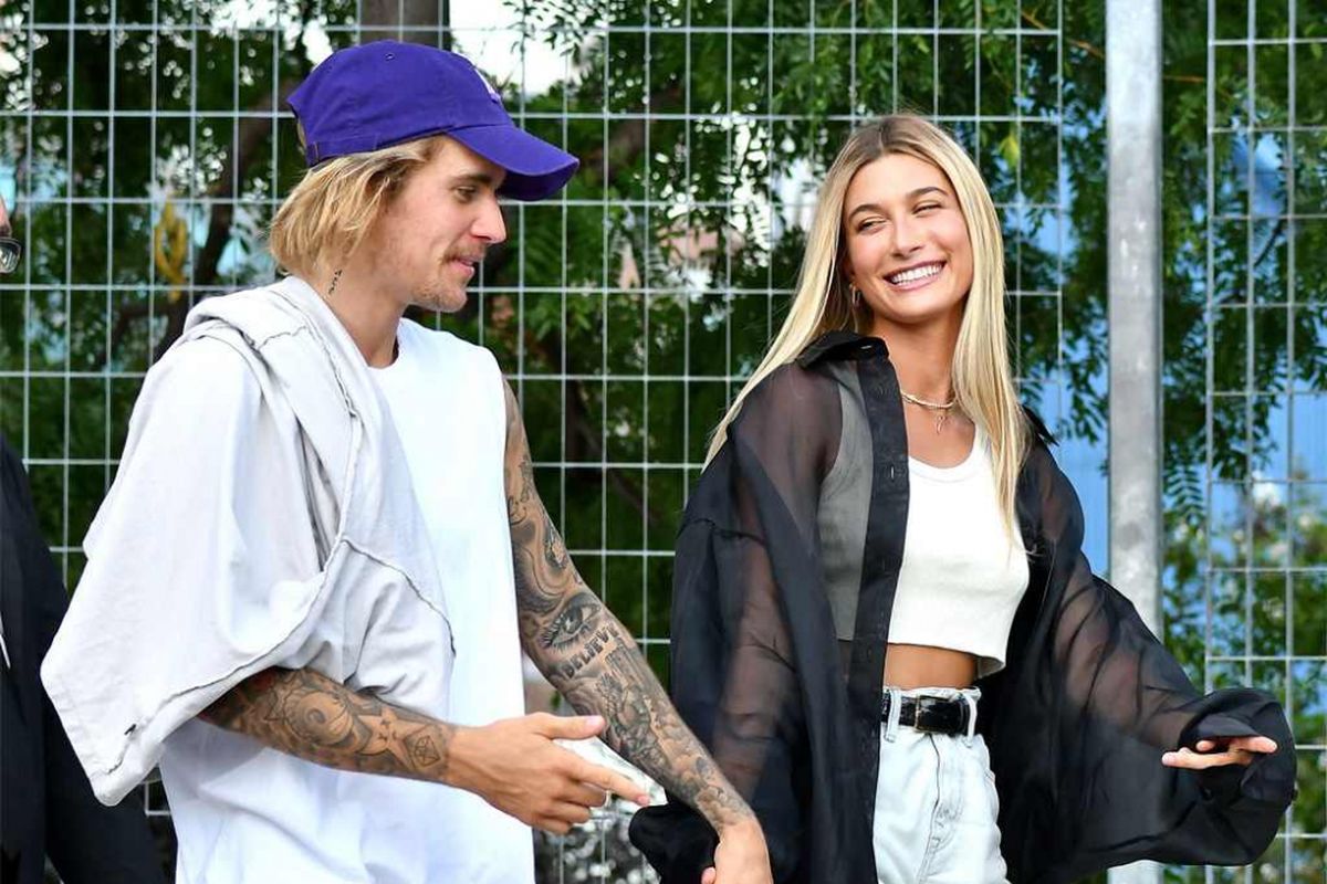 Justin Bieber dan istrinya Hailey Baldwin.