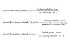 Menghitung Kepadatan Penduduk