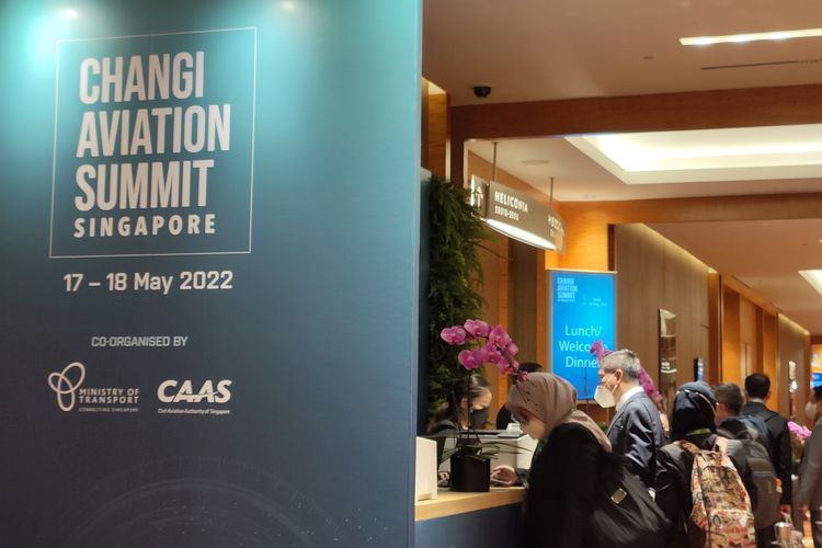 Changi Aviation Summit, ajang pertemuan para pemimpin industri penerbangan dan pembuat kebijakan di Asia Tenggara, resmi dibuka hari ini, Selasa (17/5/2022), di Sands Expo and Convention Centre, Singapura, selama dua hari, 17-18 Mei 2022.