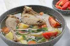 Resep Sop Ayam Kampung Asam Pedas, Cocok untuk Redakan Flu