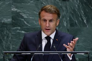 Sambil Gebrak Meja di PBB, Macron Sebut Dunia Harusnya Malu Lihat Gaza