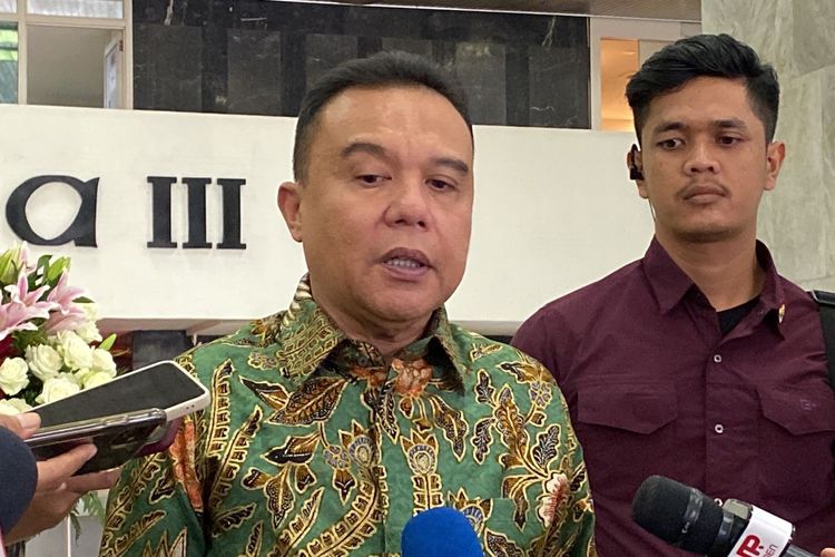 Ketua Harian Partai Gerindra Sufmi Dasco Ahmad saat ditemui di Gedung DPR, Senayan, Jakarta, Senin (18/9/2023). 
