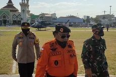 Gunakan Helikopter, Wali Kota Tegal Pantau Penyemprotan Disinfektan