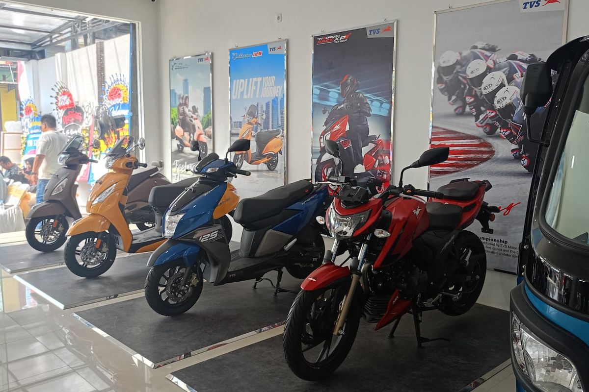 Ilustrasi diler TVS Motor di Kudus