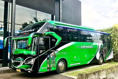 Bus Baru PO Sahaalah dari Karoseri Laksana, Pakai Tampilan Panorama