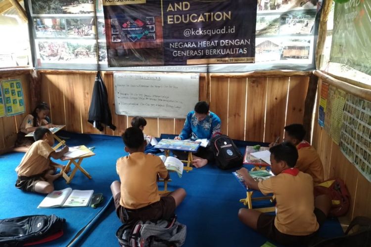 Rumah belajar Tunas Harapan di wilayah Tlocor Desa Jambewangi Kecamatan Sempu Kabupaten Banyuwangi