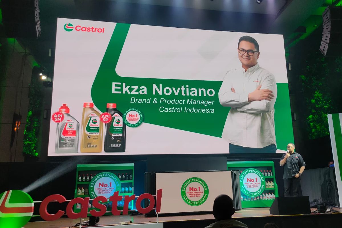 Castrol Indonesia turut meluncurkan livery spesial yang akan digunakan LCR Honda pada MotoGP Indonesia 2024