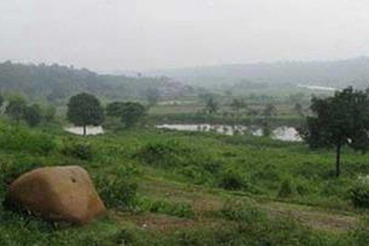 Pemandangan di Pasirmukti, Bogor.