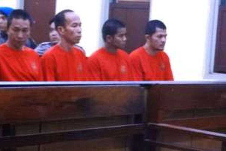 Empat pengedar narkotika golongan I, sabu-sabu seberat 270 kilogram terancam hukuman mati di PN Medan
