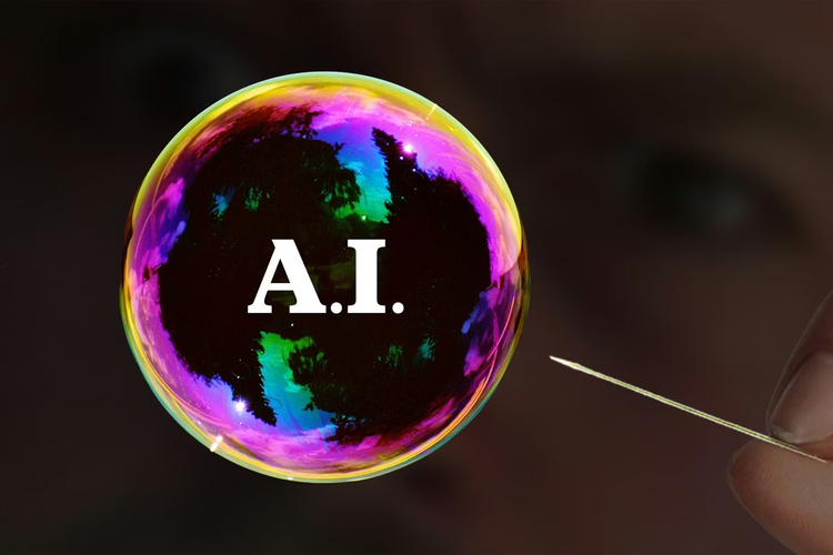 Ilustrasi AI Bubble.  Ketua Dewan Pers, Komaruddin Hidayat, memberikan teguran keras terhadap perusahaan pengembang teknologi kecerdasan buatan atau Artificial Intelligence (AI). Ia menegaskan bahwa setiap platform AI wajib membayar royalti jika menggunakan karya jurnalistik sebagai basis data mereka.