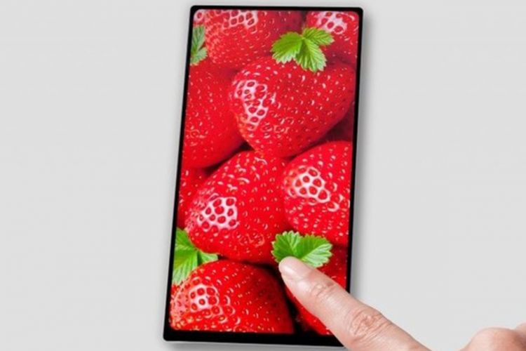 Ilustrasi layar ponsel 6 inci besutan Japan Display. Sony diperkirakan akan memakai panel display ini untuk produk smartphone bezel less buatannya.