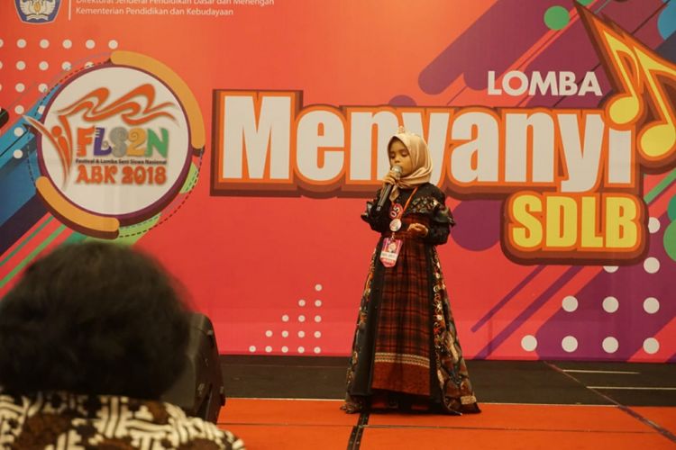 Festival dan Lomba Seni Siswa Nasional (FLS2N) 2018 tingkat SD, SMP dan Pendidikan Khusus dan Layanan Khusus (PKLK) di Pangkalpinang, Provinsi Kepulauan Bangka Belitung (26/8 - 1/9/2018).