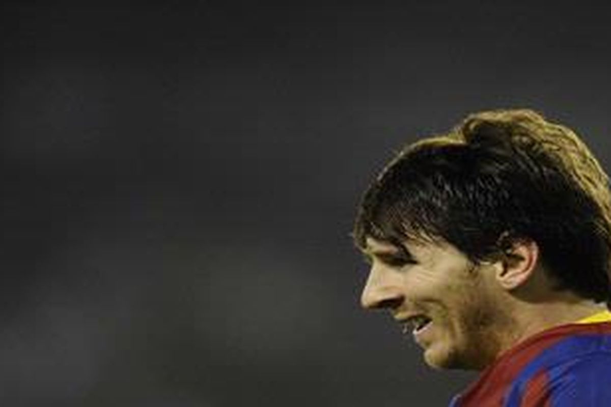 Striker Barcelona, Lionel Messi.