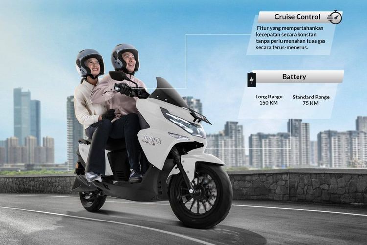 Calon motor listrik Gesits GV1