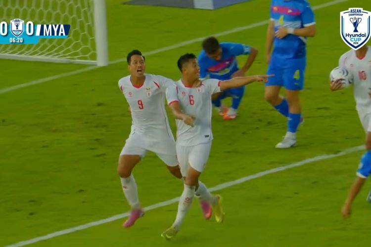 Hasil Filipina Vs Myanmar 1-4, Dwi Gol Than Paing Jadi Penentu