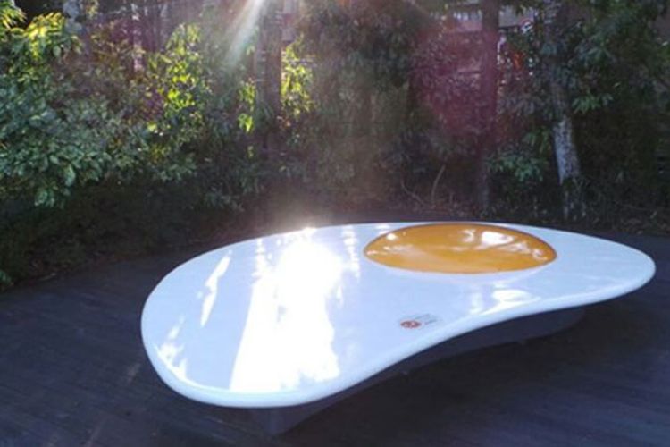 Salah satu karya seni yang ditampilkan di Hakone Open Air Museum. (KOMPAS.com/KURNIA SARI AZIZA)