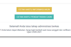 Link untuk Mengecek Pengumuman Hasil Seleksi Administrasi CPNS 2021