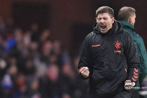 [VIDEO] Rangers Hampir Juara, Steven Gerrard Menggila di Ruang Ganti