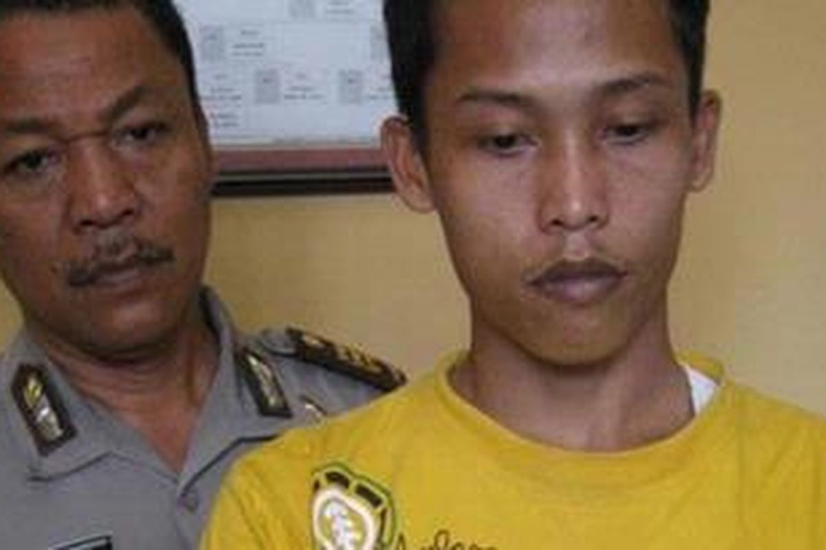 Pelaku pengedaran pil koplo di LP Kendal, Jawa Tengah.