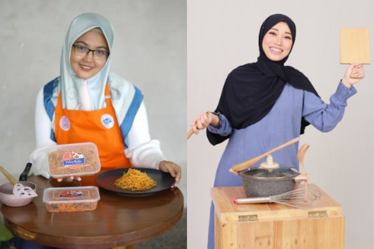 Peserta program Dapur Ibu Bersama yang merupakan bagian dari program Kedai Kreatif Susu Kental Manis Frisian Flag®: Bersama Majukan UMKM Indonesia.