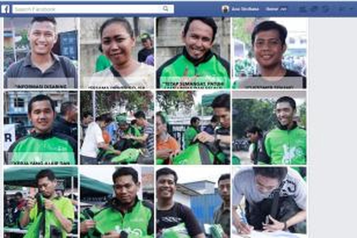 Pengemudi-pengemudi Go-Jek dengan rating dan track record baik.