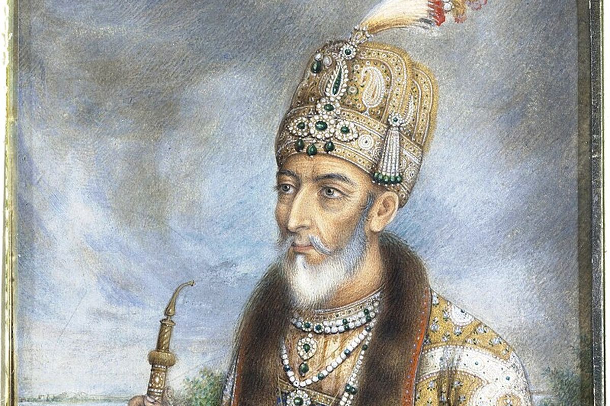 Bahadur Shah Zafar atau Bahadur Shah II, kaisar Mughal terakhir di India.